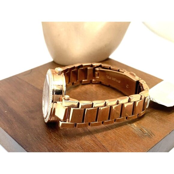 Michael Kors Women's Watch MK5616 Parker Quartz Mother of Pearl Rose Gold Steel - Picture 9 of 14